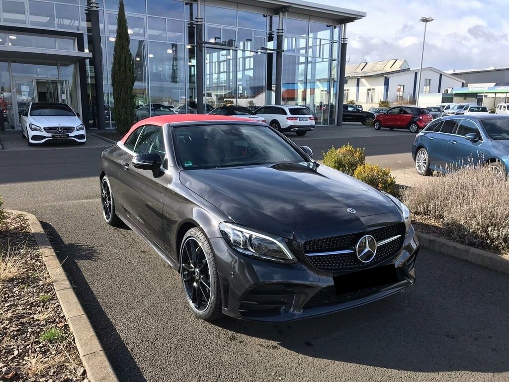 Mercedes-Benz C Cabriolet 300 9G-Tronic AMG | nový model | cabrio | benzin 258 koní | objednání online | šedá Graphite | super cena |  skvělá výbava |  AUTOiBUY |  autoibuy.com